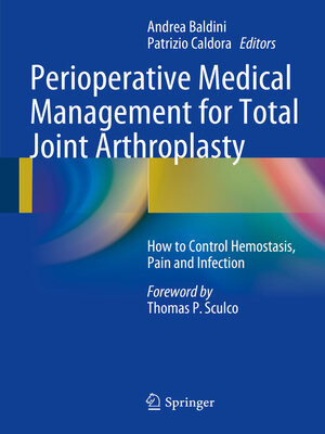 cover image of Perioperative Medical Management for Total Joint Arthroplasty